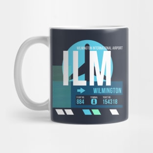 Wilmington (ILM) Airport // Sunset Baggage Tag Mug